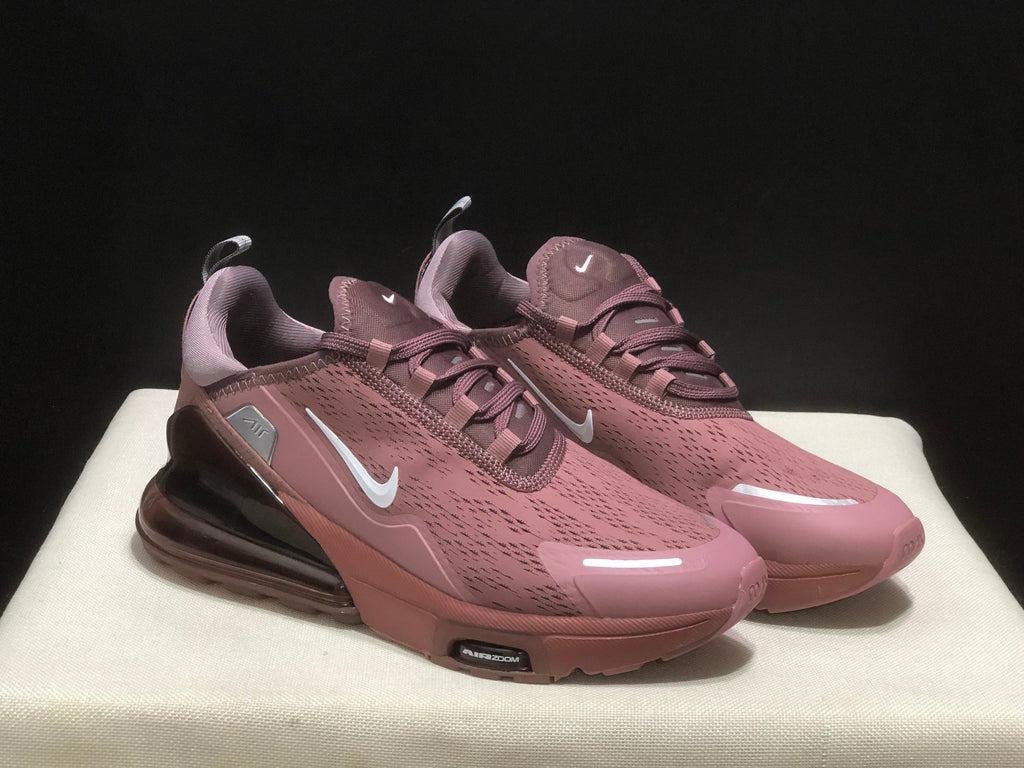 Nike Air Max 270 Premium Burgundy Rose Sneakers