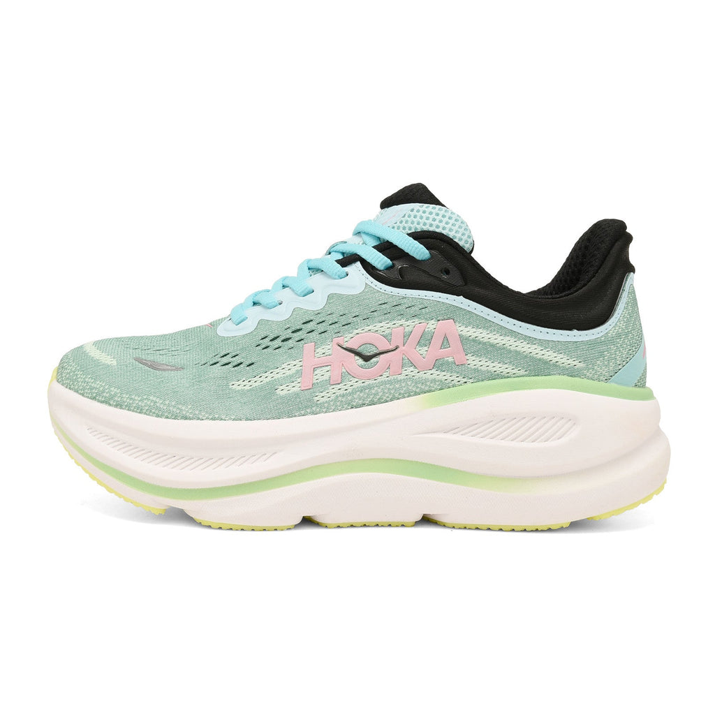 HOKA Bondi 9 Running Shoes in Seafoam Green