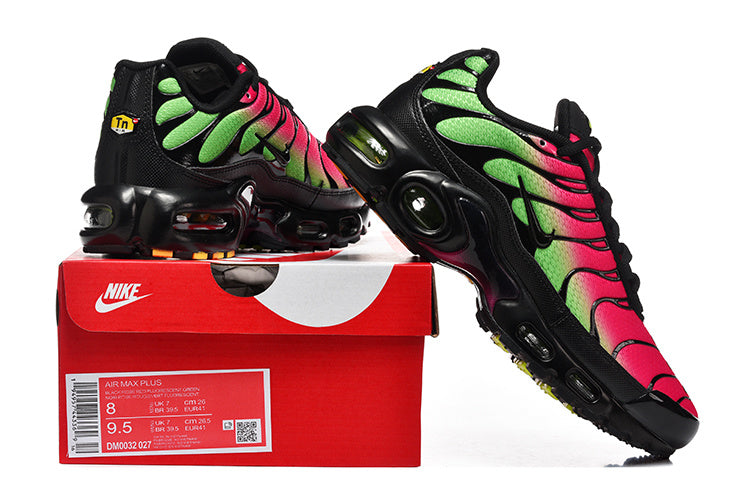 Nike Air Max Plus Sneakers in Pink and Green