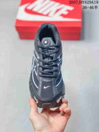 Top view showing the laces, mesh toe box, and tongue branding detail.