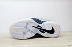 Outsole view of a Nike Foamposite Pro shoe