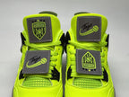 Air Jordan 4 Fluorescent Green Sneakers