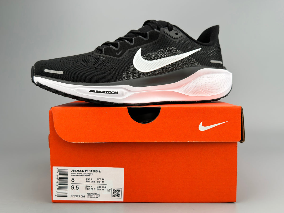 Nike Air Zoom Pegasus 41 Black White Running Shoes FD2722-002