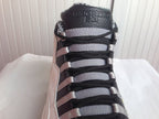 Air Jordan 10 High-Top Sneakers in White and Black