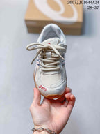 Front view showing the mesh toe box, laces and red ASICS branding.
