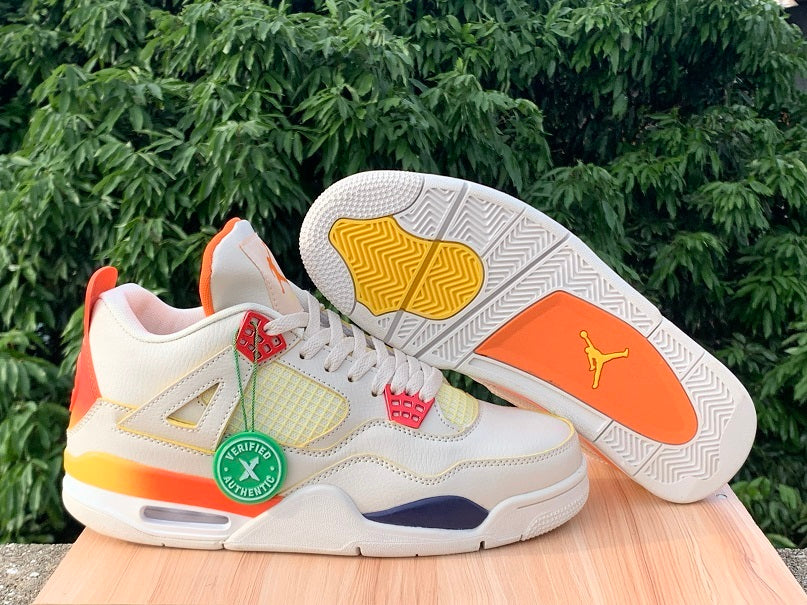 Air Jordan 4 J Balvin Medellín Sunset Sneakers