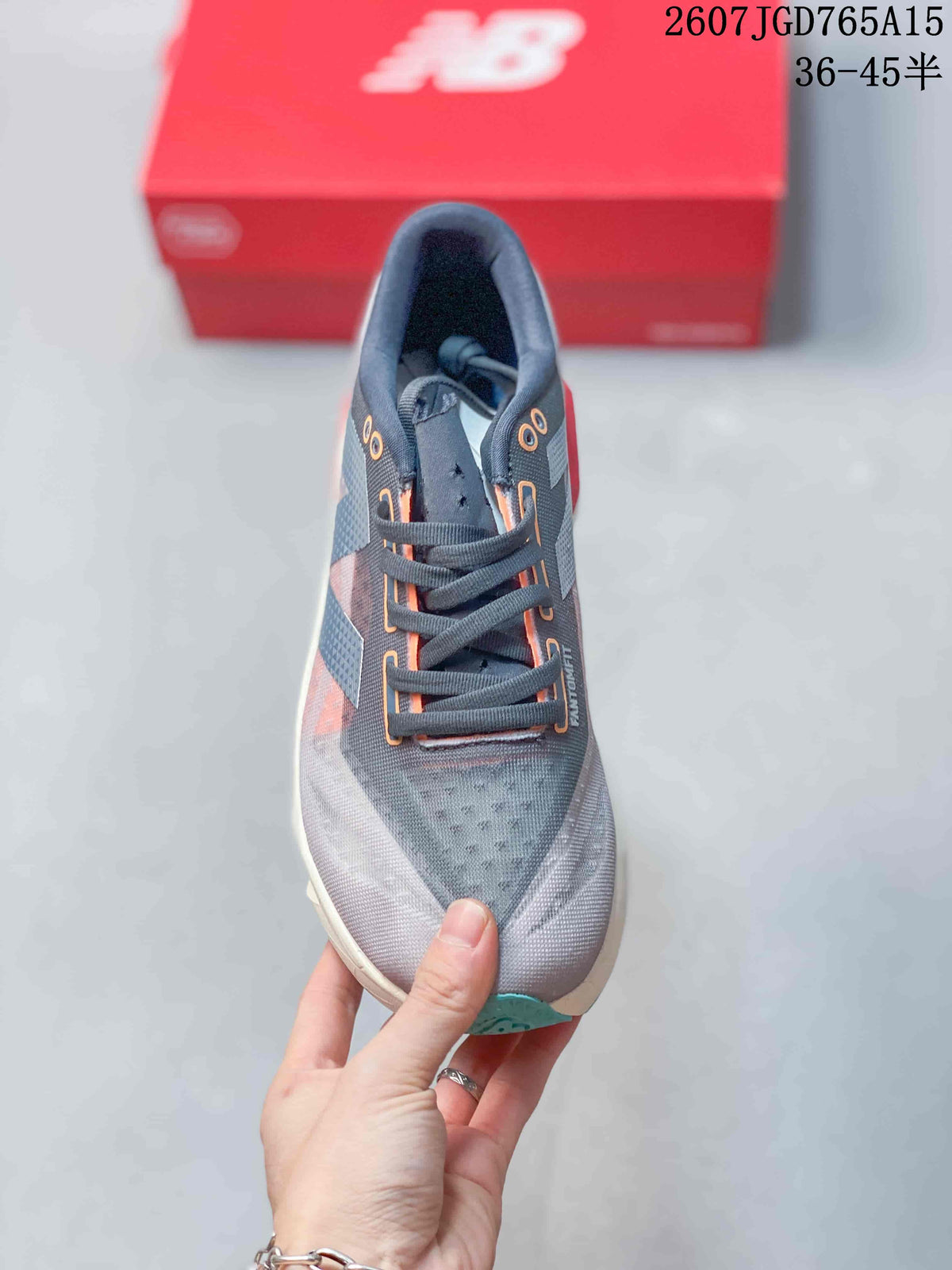 Top view showing the lace-up construction, mesh toe area and contrasting eyelets.