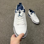 Jordan Spizike Low White and Navy Sneakers FQ1759-104