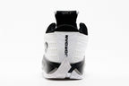 Jordan 14 Low Sneakers in White and Black