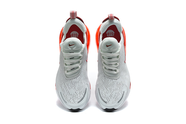 Nike Air Max 270 White and Red Sneakers