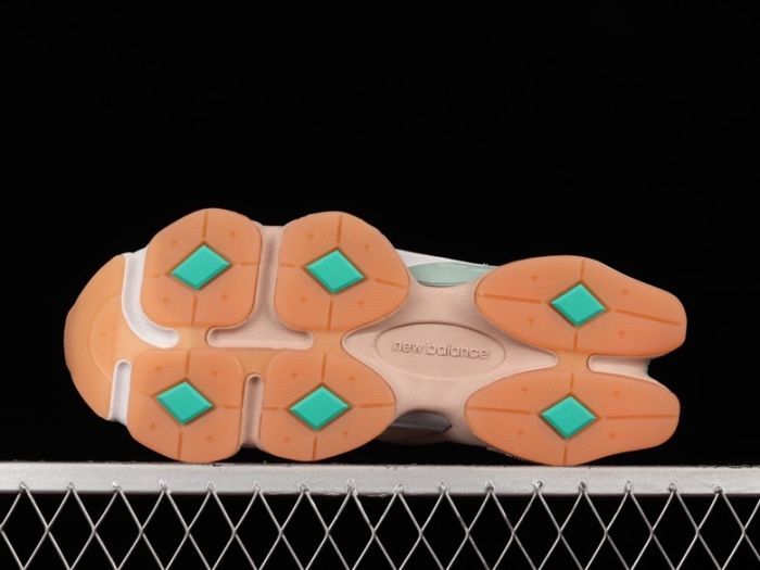 New Balance 9060JF1 Sneakers in Beige and Coral