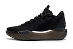 Profile of an all-black Jordan Luka 39 shoe