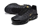 Nike Air Max Plus Black and Gold Sneakers
