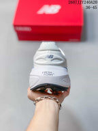 Rear view showing New Balance branding and Fresh Foam X text on the heel.