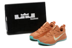 Nike LeBron training shoes beside a black LeBron Training box