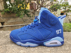 Jordan Air Jordan 6 Blue High-Top Sneakers