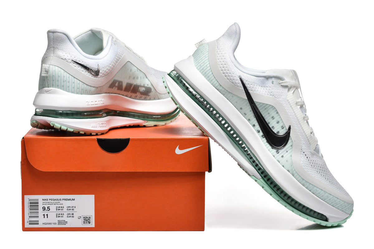 Nike Pegasus Premium White and Mint Sneakers HQ2593-103
