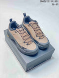 Brown Kolon Sport low-top sneakers with a chunky dark outsole