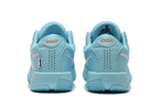 Rear view of the light-blue Nike G.T. Cut Academy shoes showing heel details and perforations