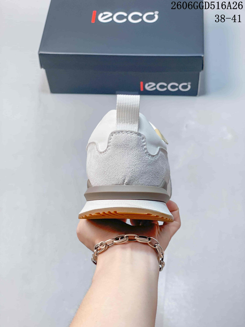 Rear view showing the heel panel and outsole of the sneaker