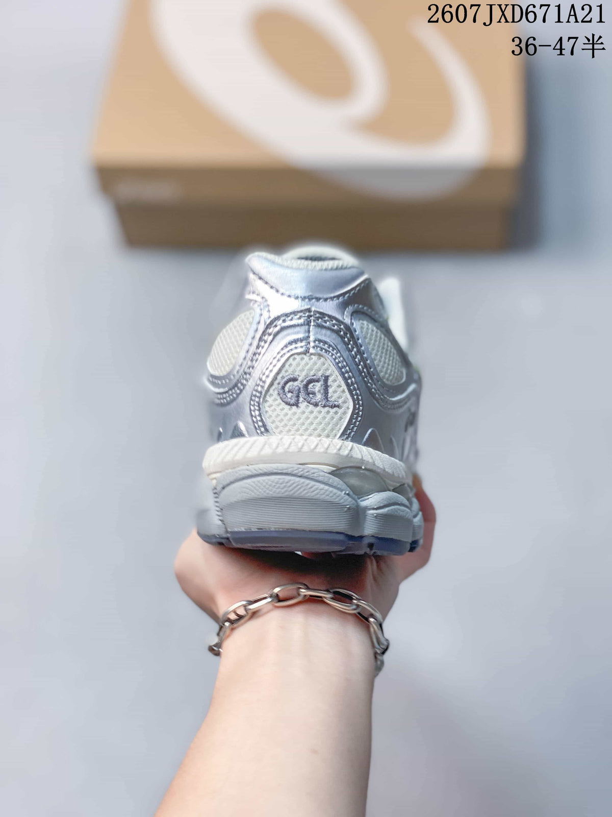 Rear view of the sneaker showing the padded heel and GEL branding.