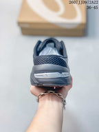 Rear view of the sneaker showing the padded heel area and layered outsole.