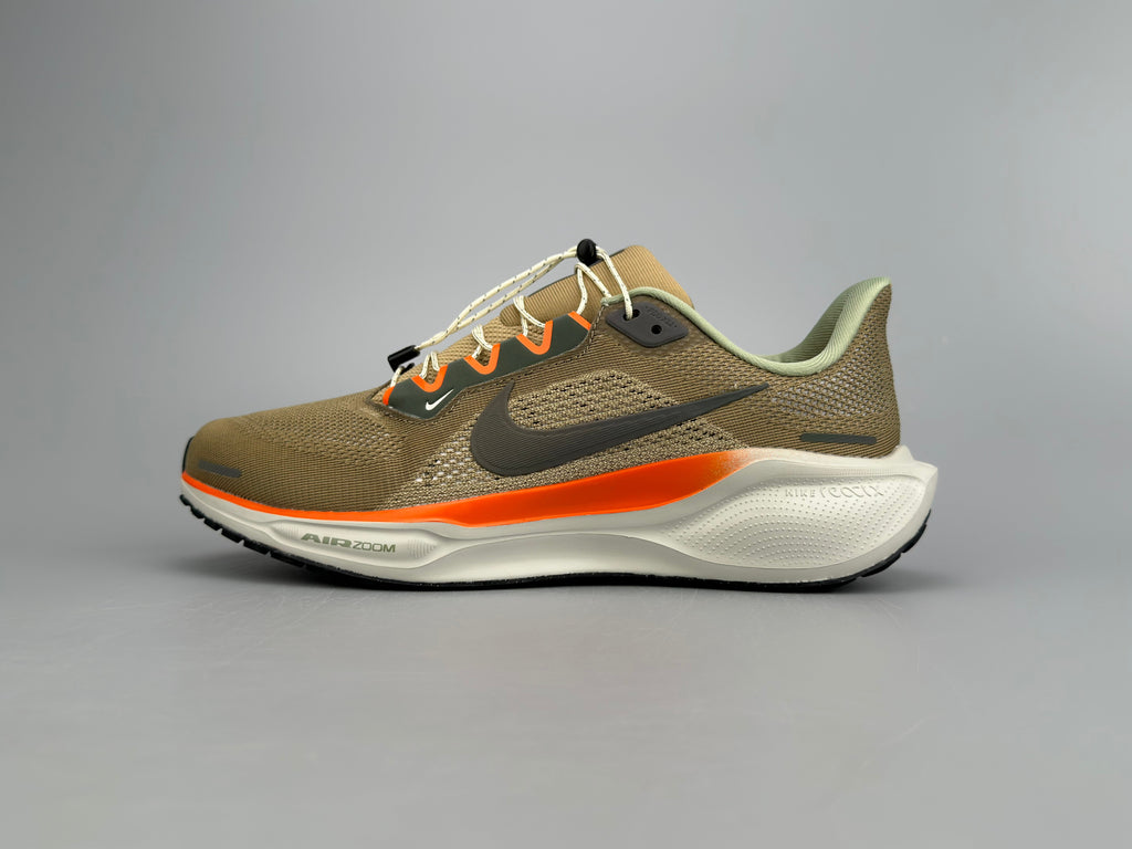 Nike Air Zoom Pegasus 41 Running Shoes Olive Orange HJ7331-276