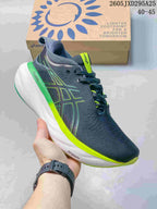Close side view showing the ASICS branding and PureGEL and FF BLAST+ markings