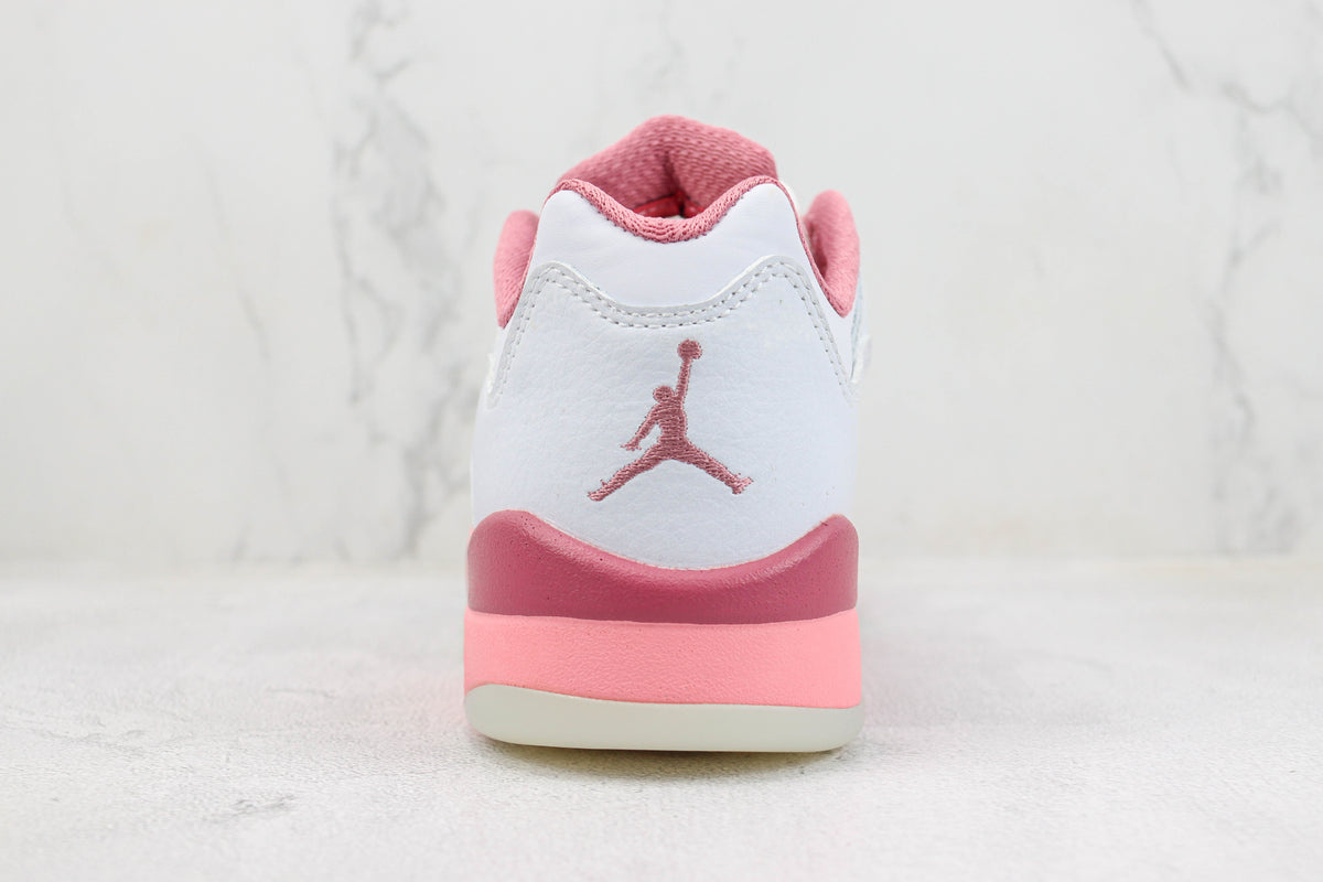 Jordan Air Jordan 5 Low White and Pink Sneakers DX4390-116