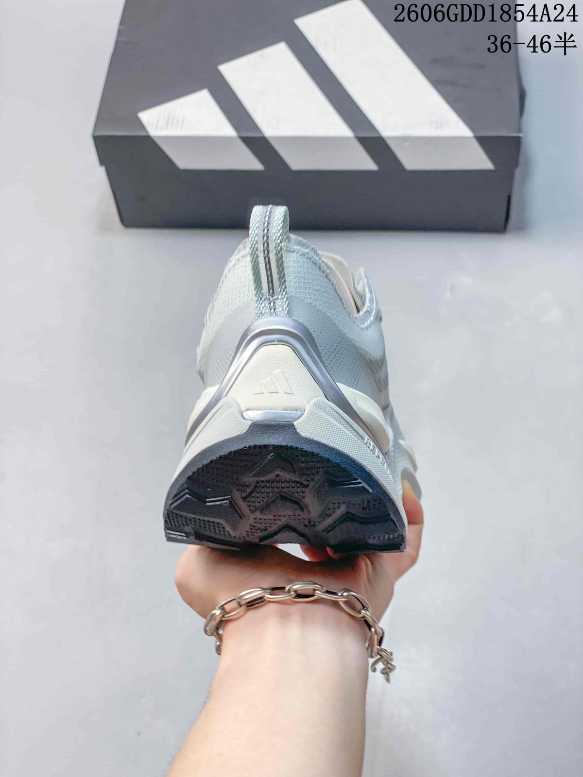 Rear view of the shoe showing the heel and outsole