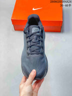 Top view of the black Nike Vomero Premium SP shoe with lace-up closure