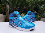 Jordan Air Jordan 8 High-Top Sneakers in Blue