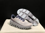 On Cloud X sneakers shown with one shoe turned to display the outsole