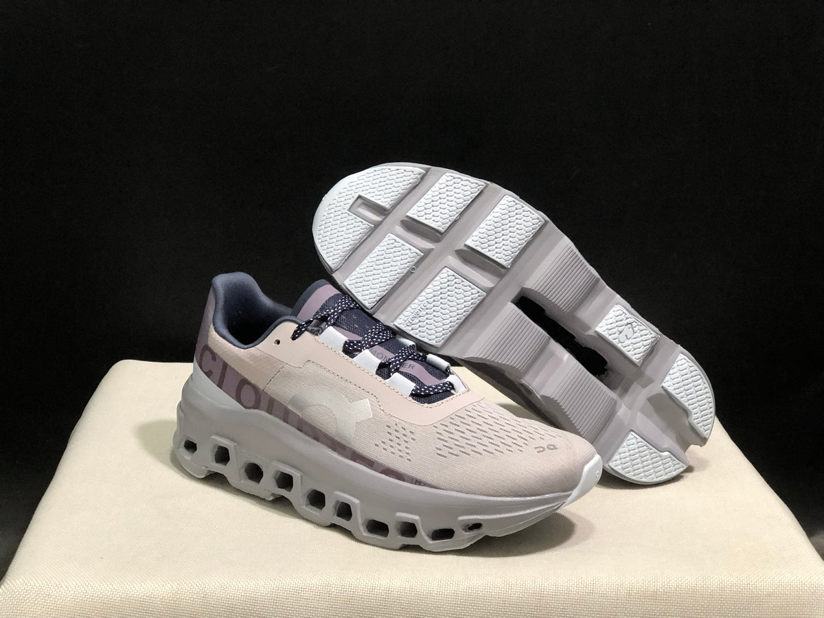 On Cloud X sneakers shown with one shoe turned to display the outsole