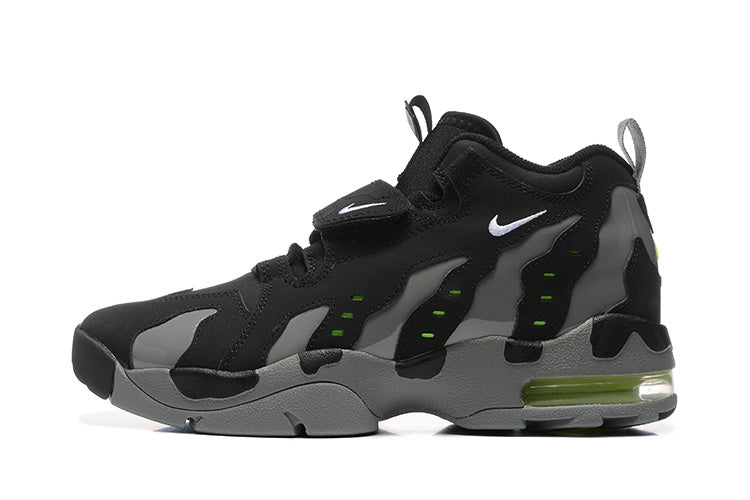 Nike Air More Uptempo Low Sneakers Black Grey Green