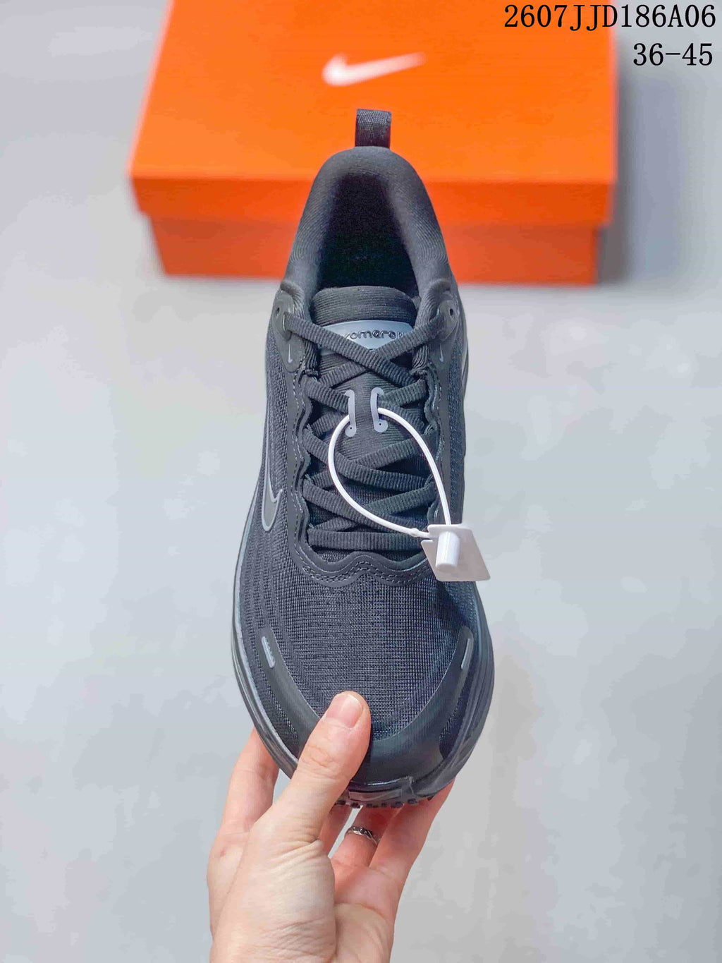 Top view showing the laces, tongue, toe area, and padded collar.
