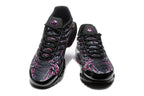 Nike Air Max Plus Black and Pink Graphic Sneakers
