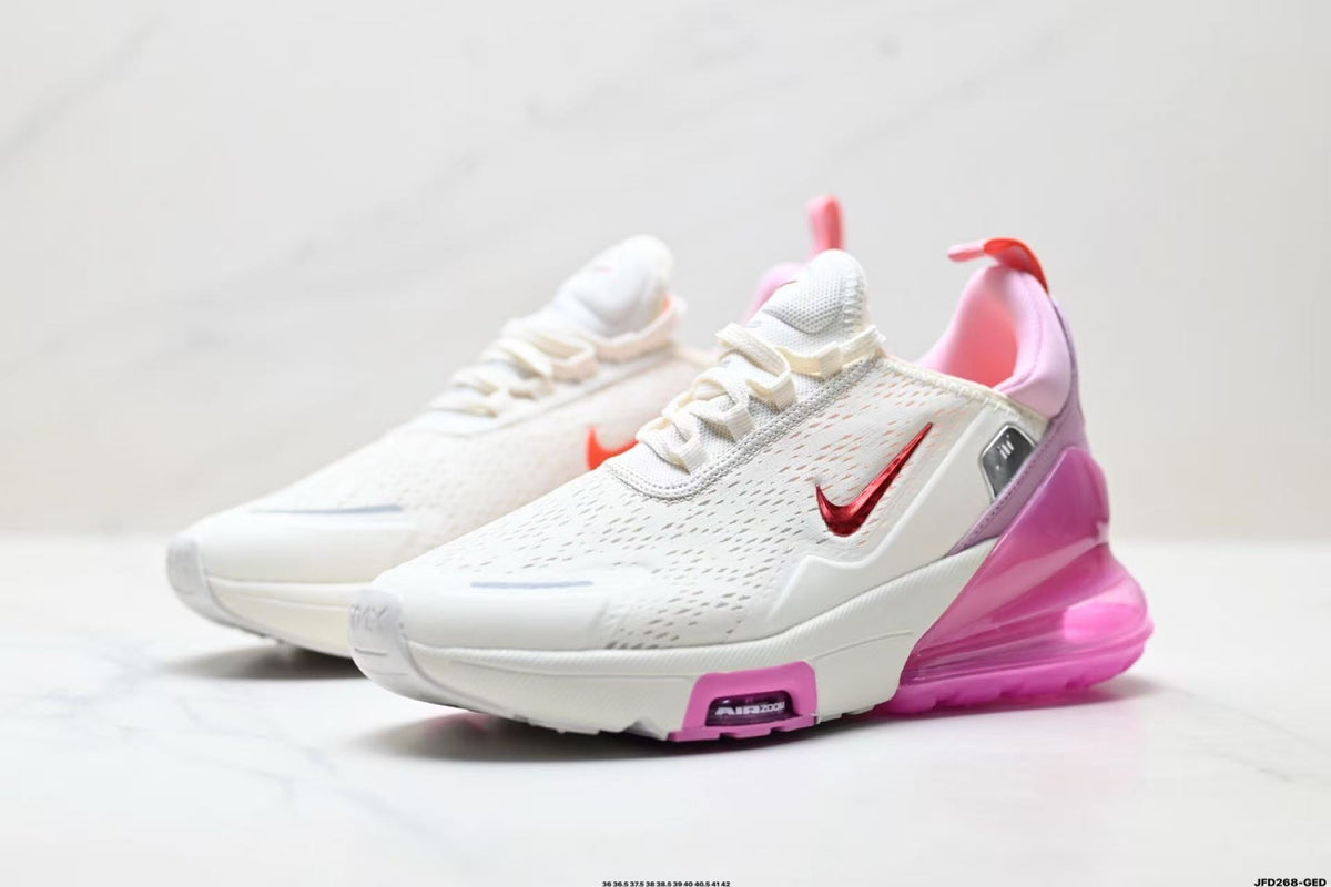 Nike Air Max 270 White Pink Sneakers JFD268-GED