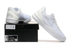 All-white Kobe 8 Protro shoes displayed with a shoe box.