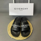 Givenchy Slide Sandals with Graphic Strap