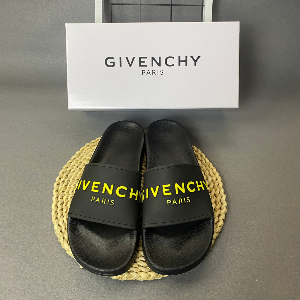 Givenchy Slide Sandals with Graphic Strap