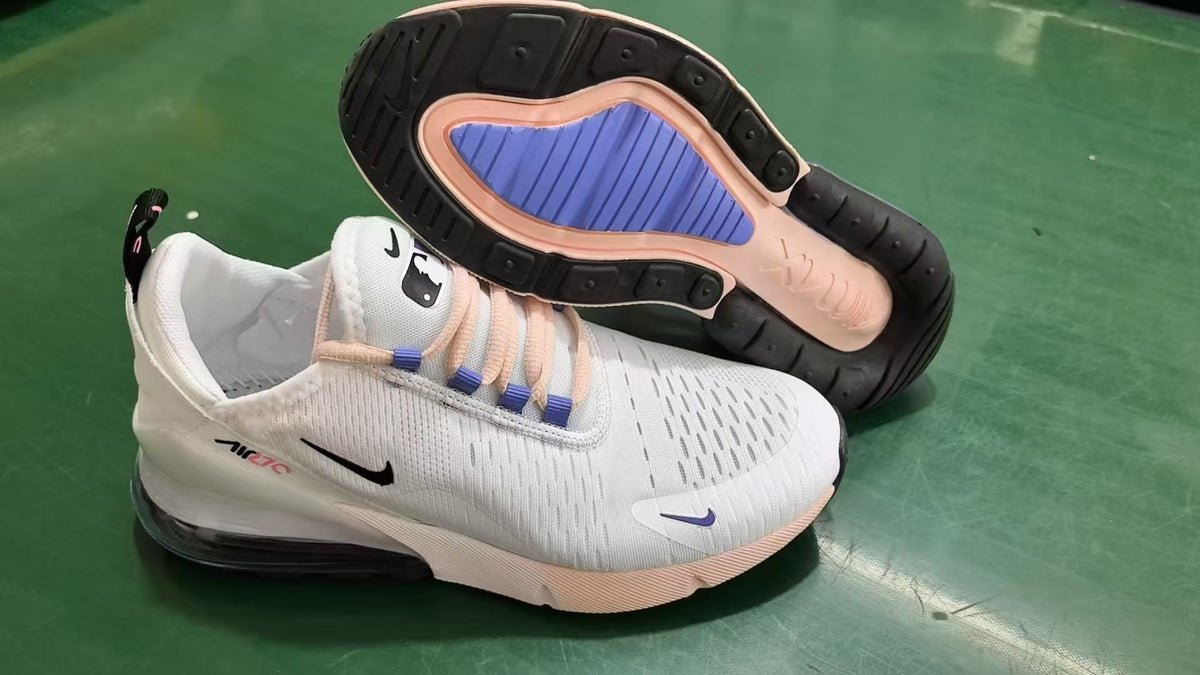 Nike Air Max 270 White and Light Purple Sneakers
