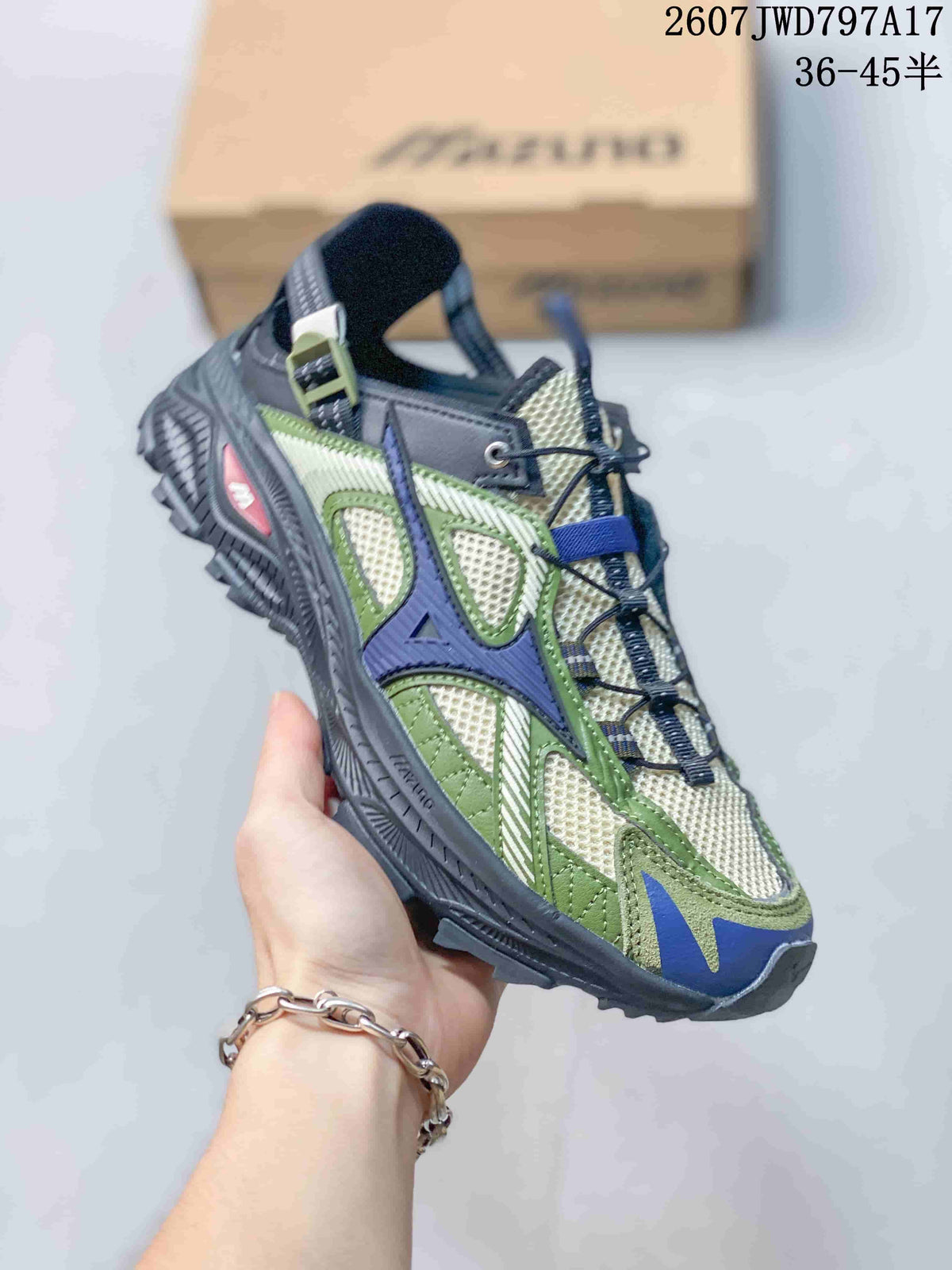 Angled side view highlighting the layered upper, padded collar, and rugged sole.