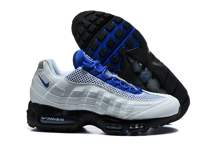 Nike Air Max 95 White and Blue Sneakers