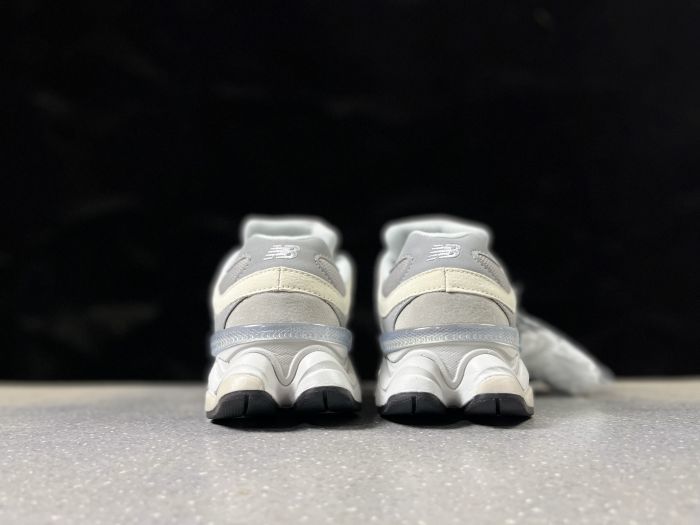 New Balance 9060 Sneakers in Cream and Gray U9060PIN