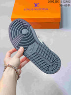 Close-up of the dark outsole tread