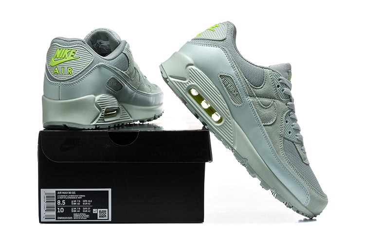 Nike Air Max 90 QS Grey and Volt Sneakers
