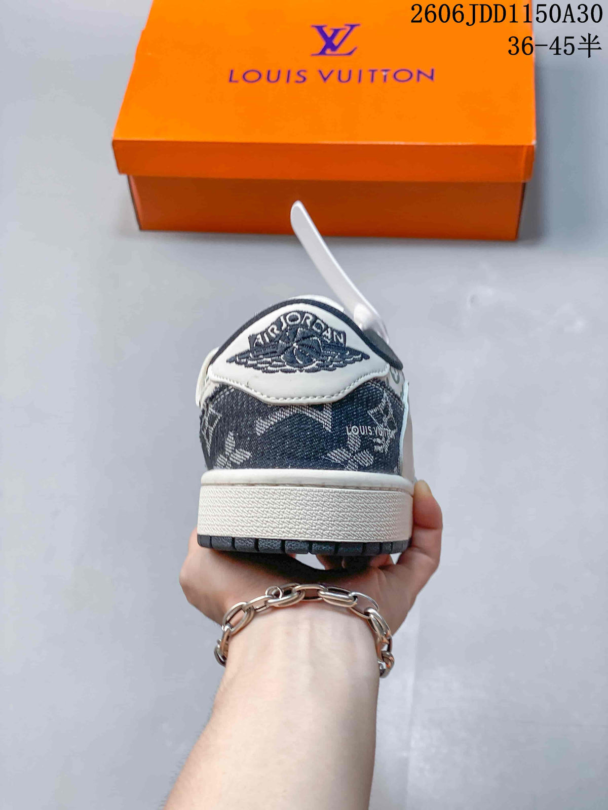 Rear view showing the heel panel and Jordan branding