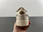 Air Jordan 1 Low Cream and Gold Sneakers FN5032-200