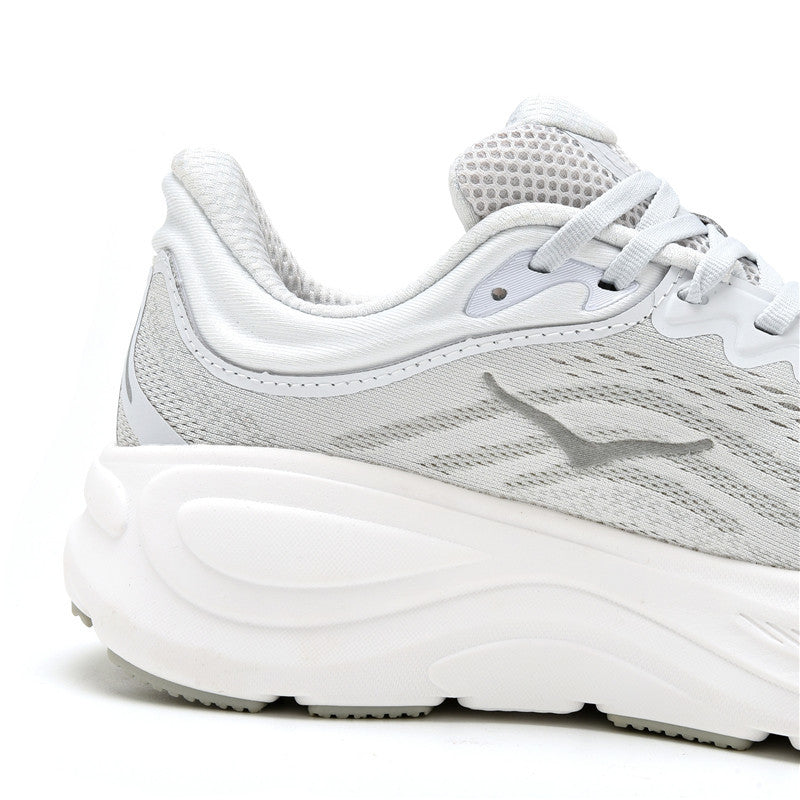 HOKA Bondi 9 Silver White Running Shoes 1162012-SDSTS